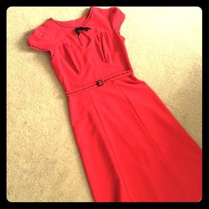 Modern vintage style fitted dress size L / 6/8